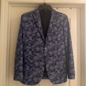 Lauren Ralph ~ Big Boys Classic-Fit Stretch Camouflage Sport Coat